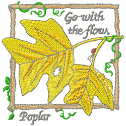 Leaves Embroidery Design 12